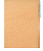 Carpeta de cartón de tamaño carta