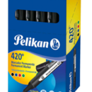 Marcador permanente negro Pelikan