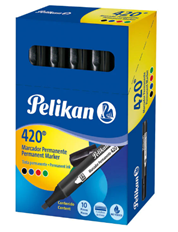 Marcador permanente negro Pelikan