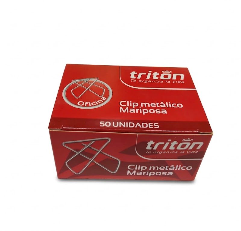 Clips metálico mariposa