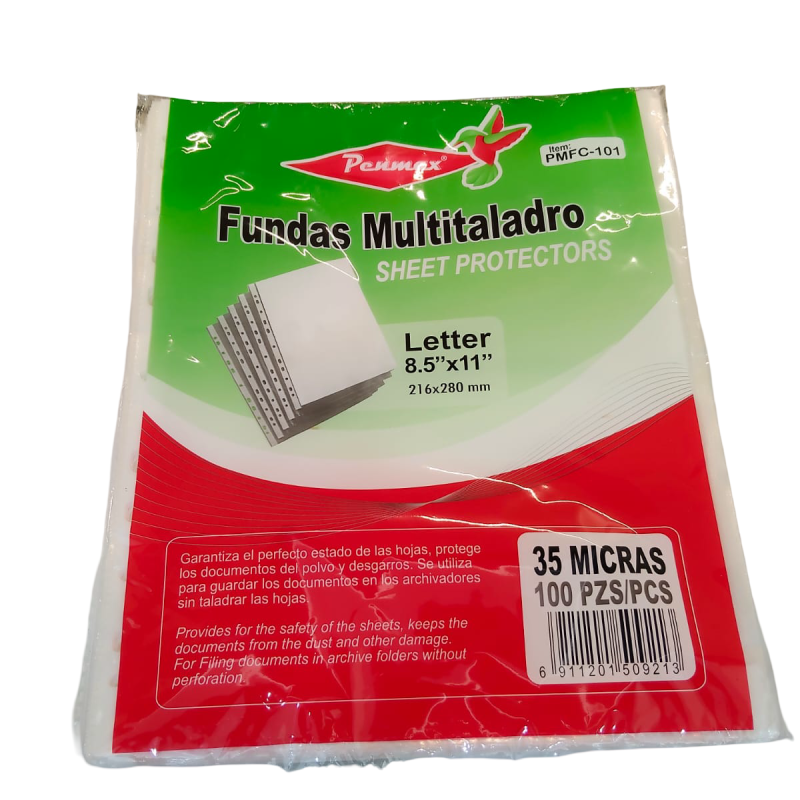 Bolsillo acetato delgado *100 und