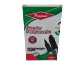 Marcador permanente delgado caja x 12 und